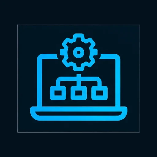 Custom web application development icon