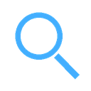 Website Project Discovery – ANTmore Technologies Blue magnifying glass icon representing project discovery and requirements gathering