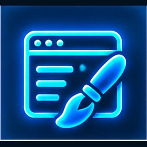 Outdated website design icon