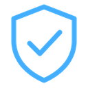 Long-Term Website Reliability – ANTmore Technologies Blue shield with checkmark icon representing reliable website performance